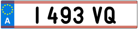 Truck License Plate